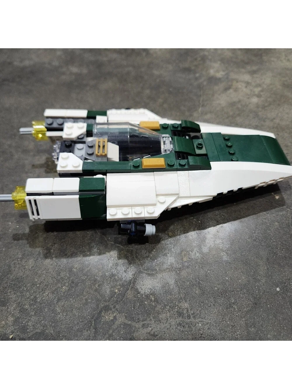 LEGO Star Wars: Resistance A-Wing Starfighter (75248) No Minifigs, 95% Complete